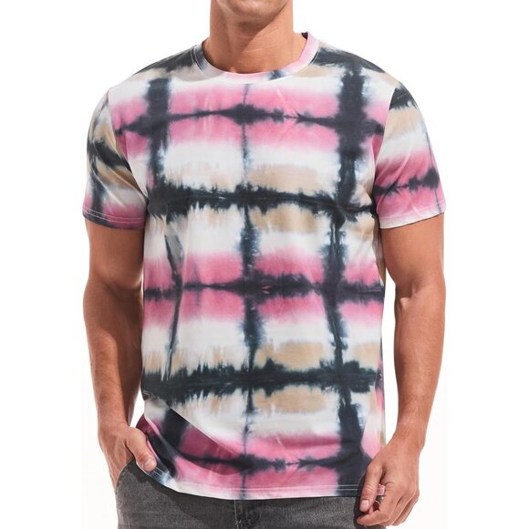 Mens White Hipster Hip Hop Short Sleeve Print T Shirt Casual Fashion Tee - Picture 1 of 5